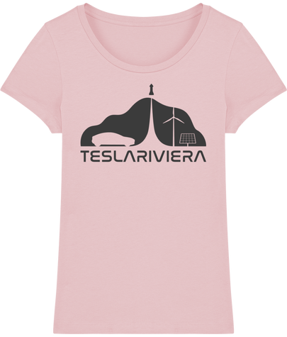 T-shirt femme Bio Col rond Dark logo