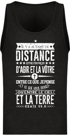 Débardeur BIO Homme. 