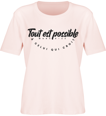 T-shirt Femme en Coton Biologique  
