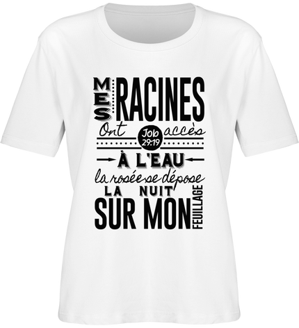 T-shirt Femme 100 % coton biologique. 
