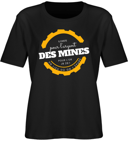 T-Shirt Femme, en Coton BIO. 