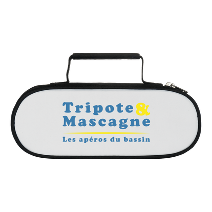  Sacoche T&M pour 3 boules de pétanque et un cochonne