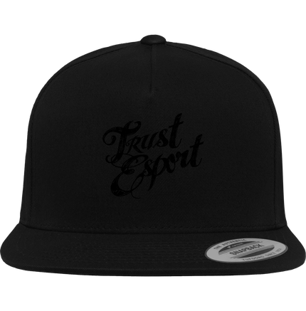 Casquette brodée, Black on Black.
