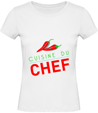 T-shirt Bio femme en single Jersey 100 % coton bio peigné ring-spun