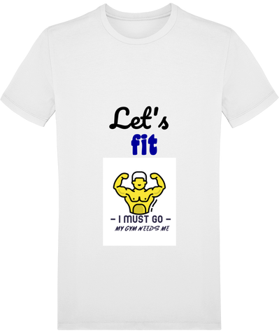 let's fit t-shit fashion men