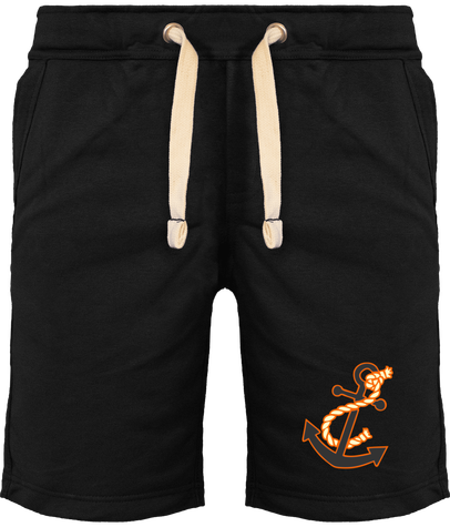 Bermuda jogging unisexe en 80% coton peigné et 20% polyester (Oxford Grey : 76% coton peigné / 21% p