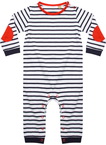 Pyjama rayé bébé en 100% coton jersey