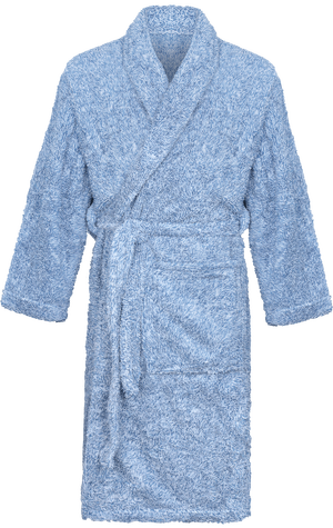 Peignoir épais pour femme et homme en 100% polyester.
