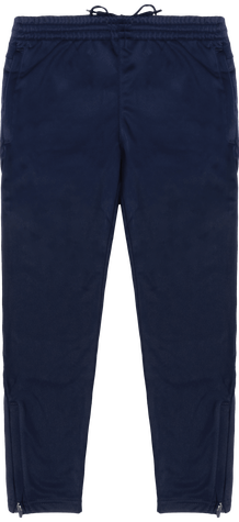 Jogging pour enfant à personnaliser composé de 100% polyester tricot. 2 poches côté zippées