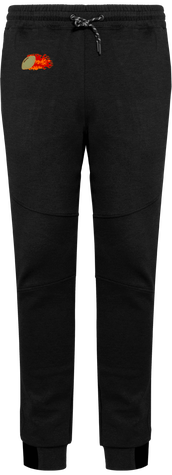 Pantalon de jogging femme en 94% polyester et 6% élasthanne (79% polyester / 15% viscose / 6% élasth