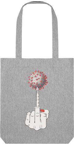tote bag. Illustration Fuck Covid 