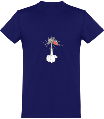 tee-shirt homme 100% coton , illustration fuck moustique-tigre
