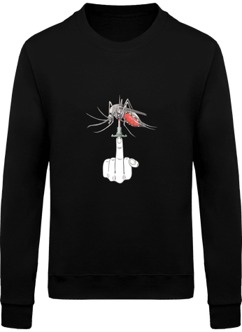 sweat  homme, illustration fuck moustique tigre