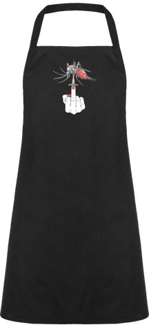 tablier bavette, illustration Fuck moustique tigre