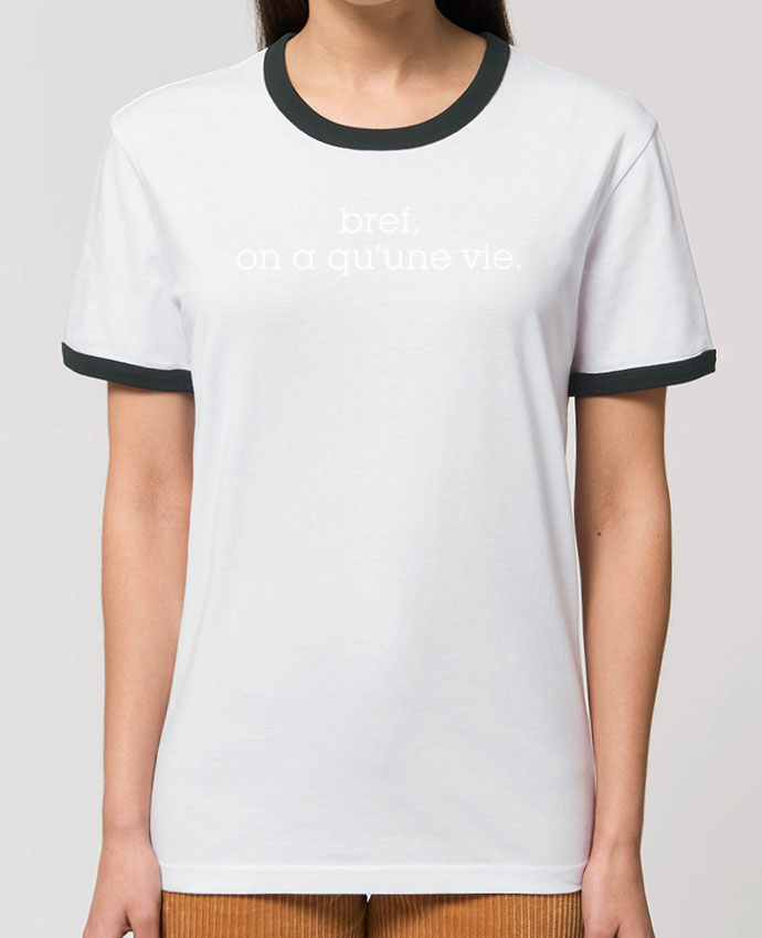 Bref On A Qu Une Vie Sac en Toile Coton Bref, on a qu'une vie. - tunetoo