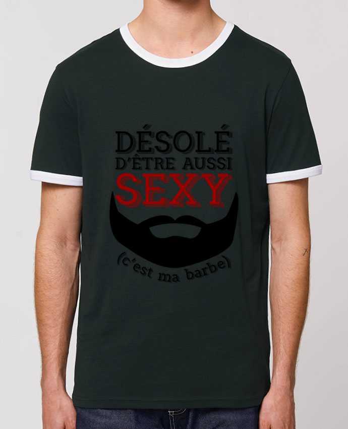 T-Shirt Contrasté Unisexe Stanley RINGER Barbe sexy cadeau humour message -  Tunetoo