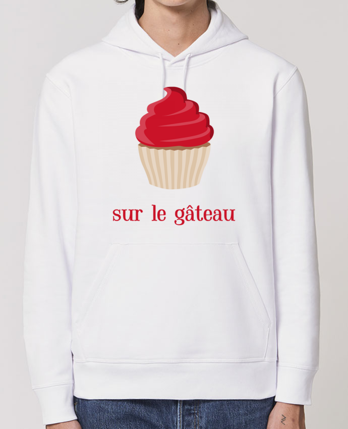 Sweat Shirt Capuche Essentiel Unisexe Drummer Sur Le Gateau 100 Coton Bio Tunetoo