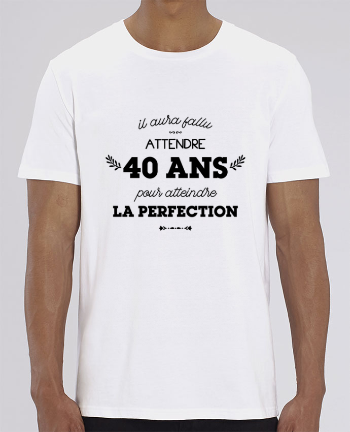 Tee-shirt 40 ans Anniversaire Femme Blanc S, M et L