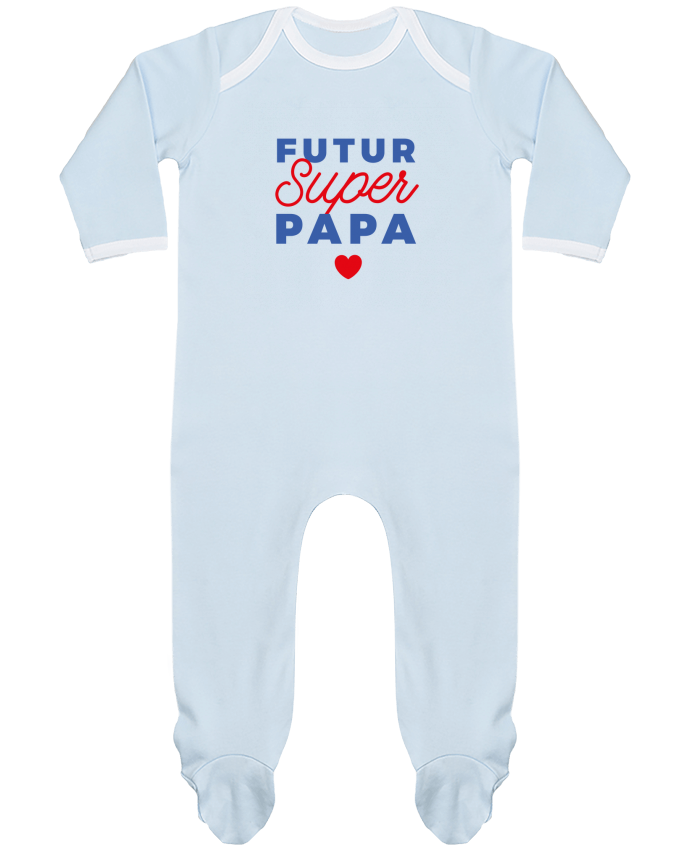 Pyjama Bébé Manches Longues Contrasté Futur super papa Nana