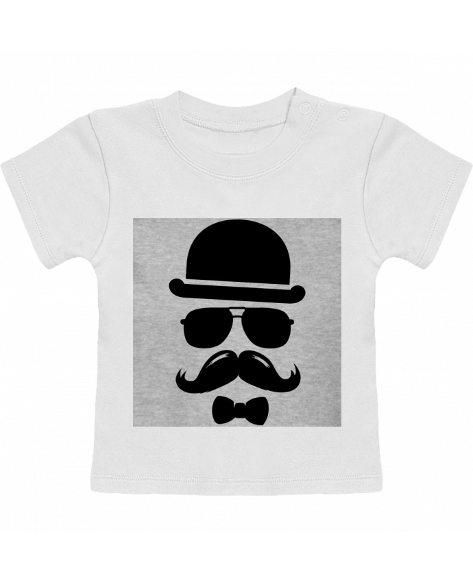 T Shirt Bebe Manches Courtes Vetement Moustache Swag Manches Courtes Tunetoo