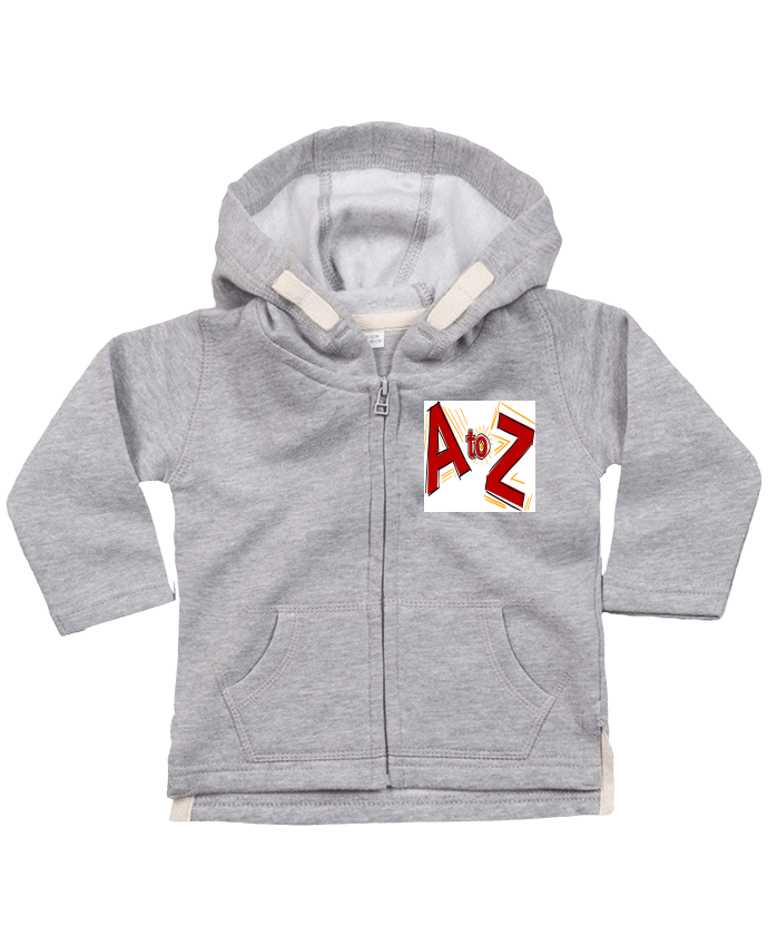 Sweat Bébé Zippé à Capuche A toz vetement et accessoires par Designer_TUNETOO