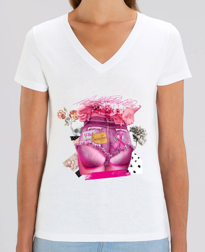 T-shirt Octobre Rose Avec Chat - Cadeau De Soutien Contre Le Cancer Du Sein