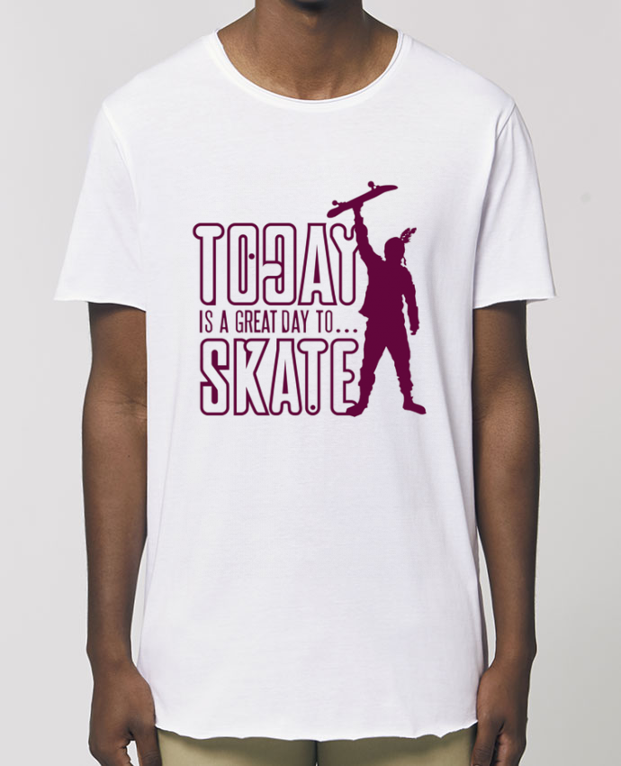 T-shirt Homme Skateboard Noir - Impression Graphique, Coton, Taille XL, Neuf Sans étiquettes
