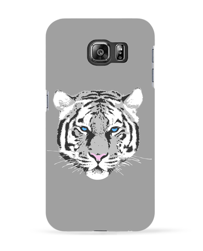 coque samsung s6 tigre blanc