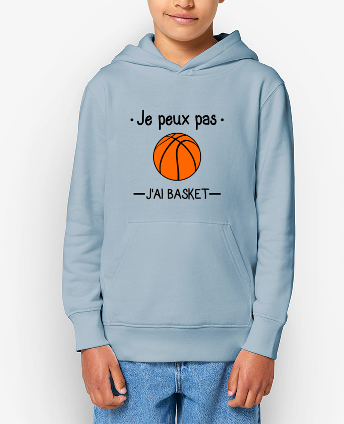 Sweat à Capuche « Je Peux Pas J’ai Basket » Évolution – Cadeau Fun Pour Passionné De Basketball