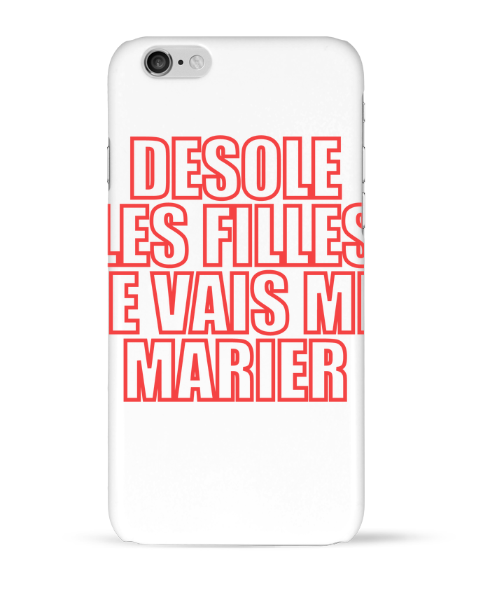 coque iphone 6 mariage