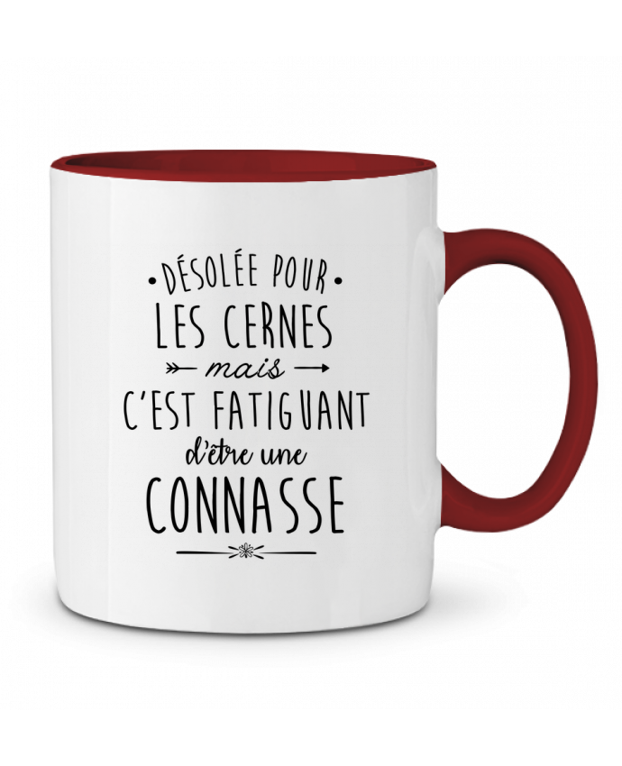 Mug "JE SUIS UNE CONNASSE QUI DÉCHIRE" - Céramique - 9.5x12 Cm