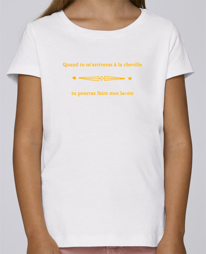 t shirt fille orange