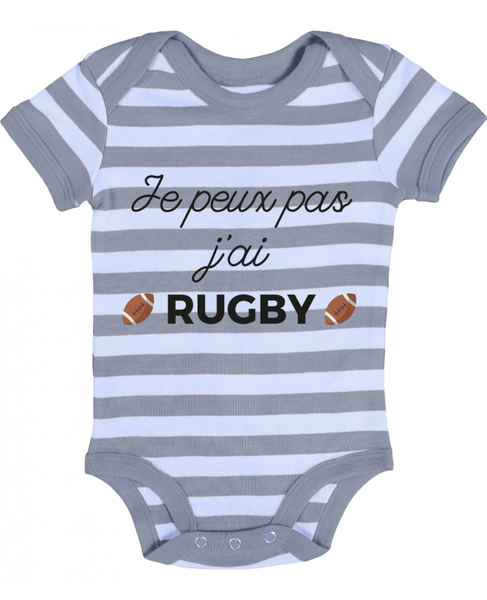 Body Bebe A Rayures Je Peux Pas J Ai Rugby Par Ruuud Body Bebe A Rayures Je Peux Pas J Ai Rugby Par Ruuud