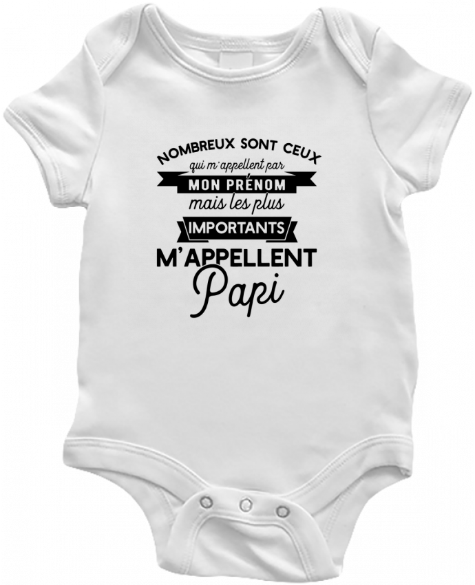 Body Bebe On M Appelle Papi Humour Par Original T Shirt