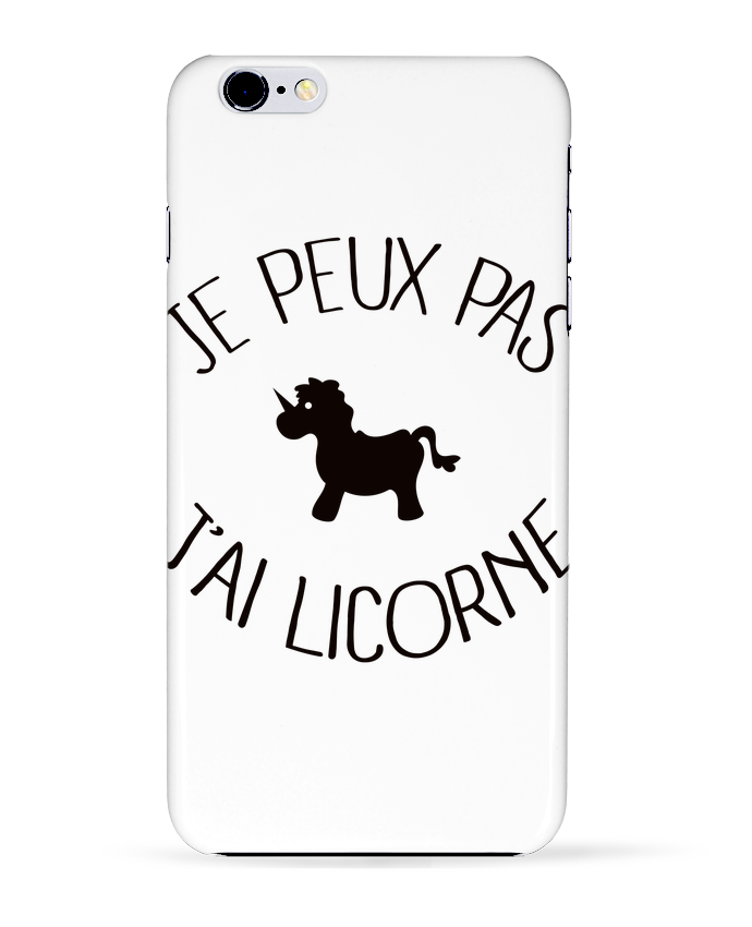 coque iphone 6 je peux pas j'ai licorne