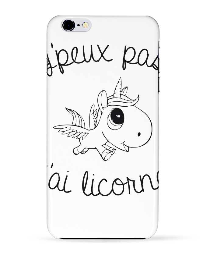 coque iphone 6 je peux pas j'ai licorne