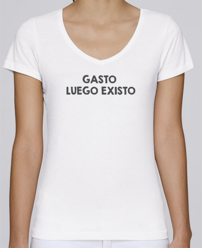 t shirt basic col v femme