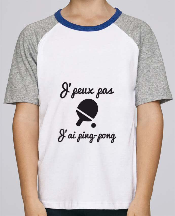 T-Shirt Humour Ping Pong 'J'peux Pas J'ai Ping Pong' - Coton - Unisexe - Cadeau Drôle Pour Joueurs
