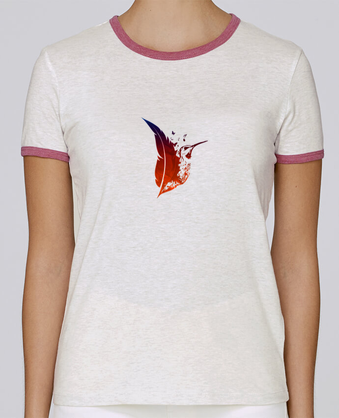 tee shirt plume femme