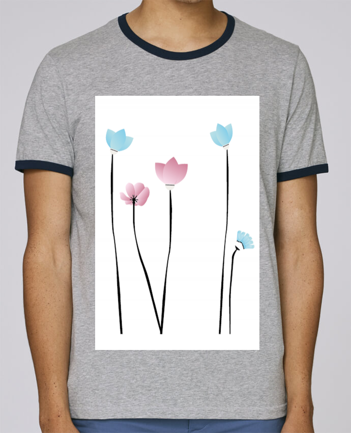 t shirt a fleur homme