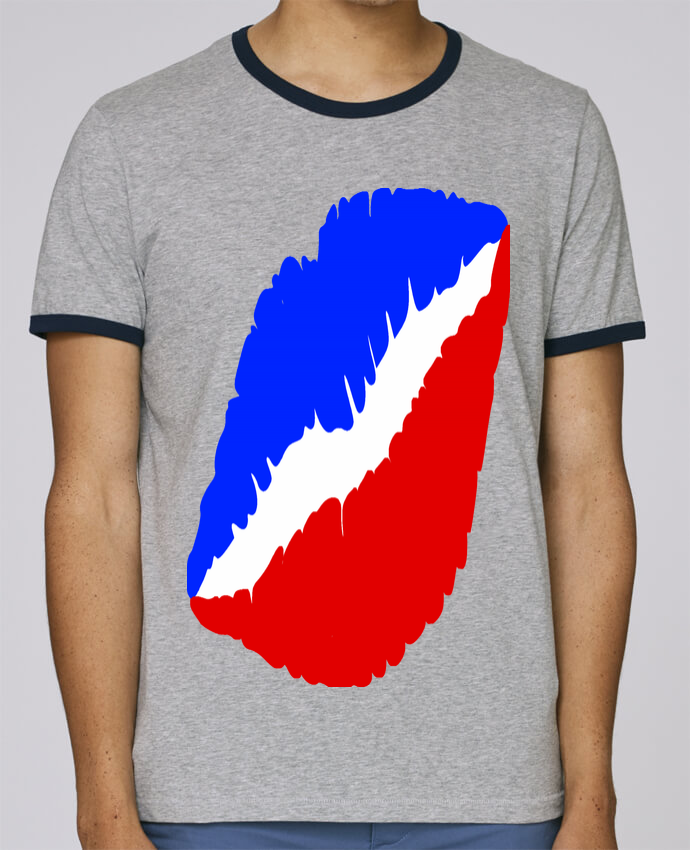 tee shirt femme bleu blanc rouge