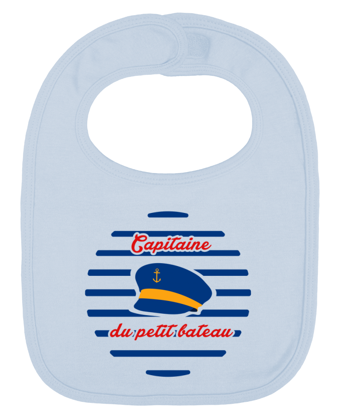 Bavoir Uni Et Contraste Capitaine Du Petit Bateau