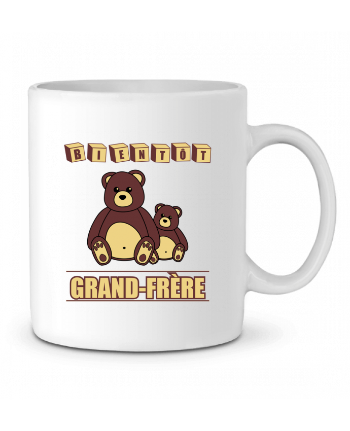 Mug En Ceramique Bientot Grand Frere Avec Ours En Peluche Mignon Benichan