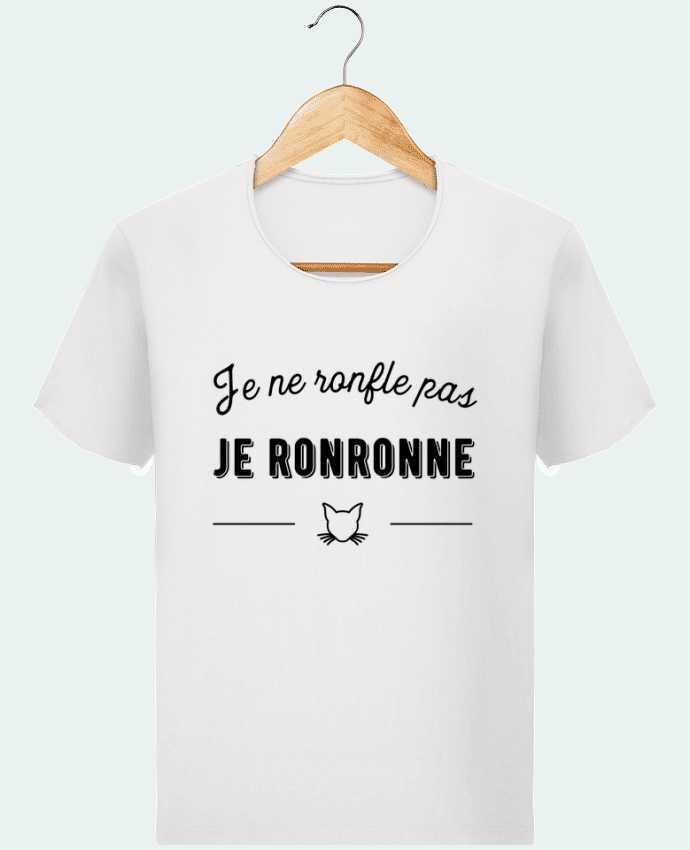 T-shirt Homme vintage je ronronne t-shirt humour par Original t-shirt