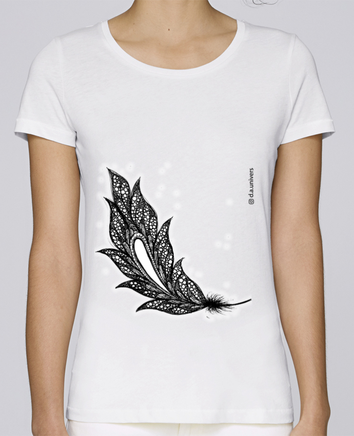 tee shirt plume femme