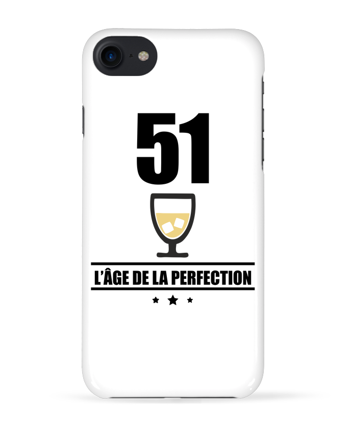 Coque 3d Iphone 7 51 Ans Age De La Perfection Pastis Anniversaire Benichan Tunetoo