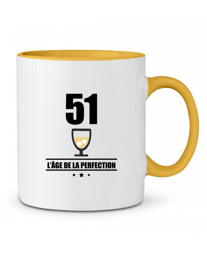 Mug En Ceramique Bicolore 51 Ans Age De La Perfection Pastis Anniversaire Benichan Mug En Ceramique Bicolore 51 Ans Age De La Perfection Pastis Anniversaire Benichan