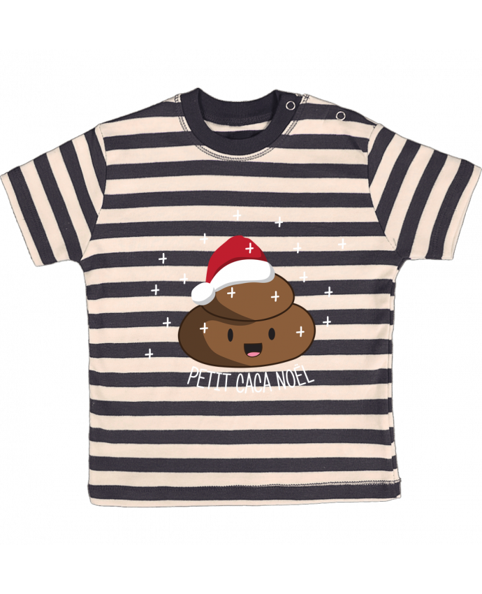 T Shirt Bebe A Rayures Petit Caca Noel Tunetoo Tunetoo