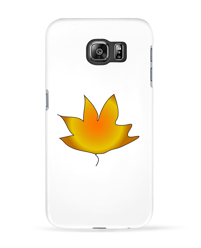 coque samsung s6 feuille