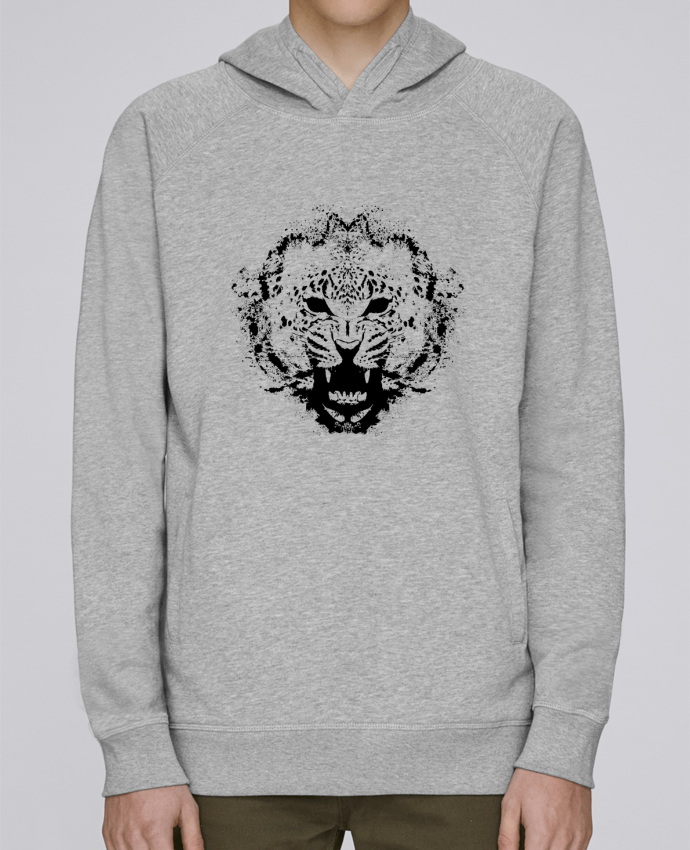 sweat a capuche homme leopard